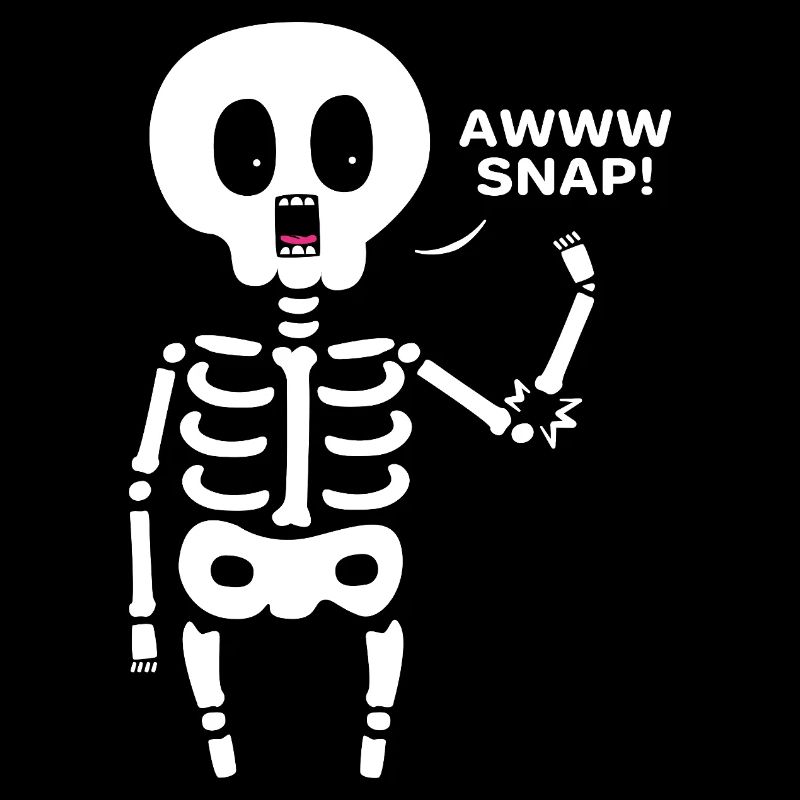 Knochenbruch Halloween Skelett Knochen Armbruch