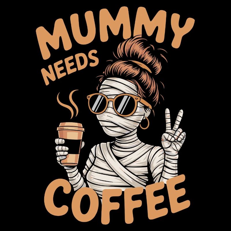 Mère Maternité Humour Maman Momie Café