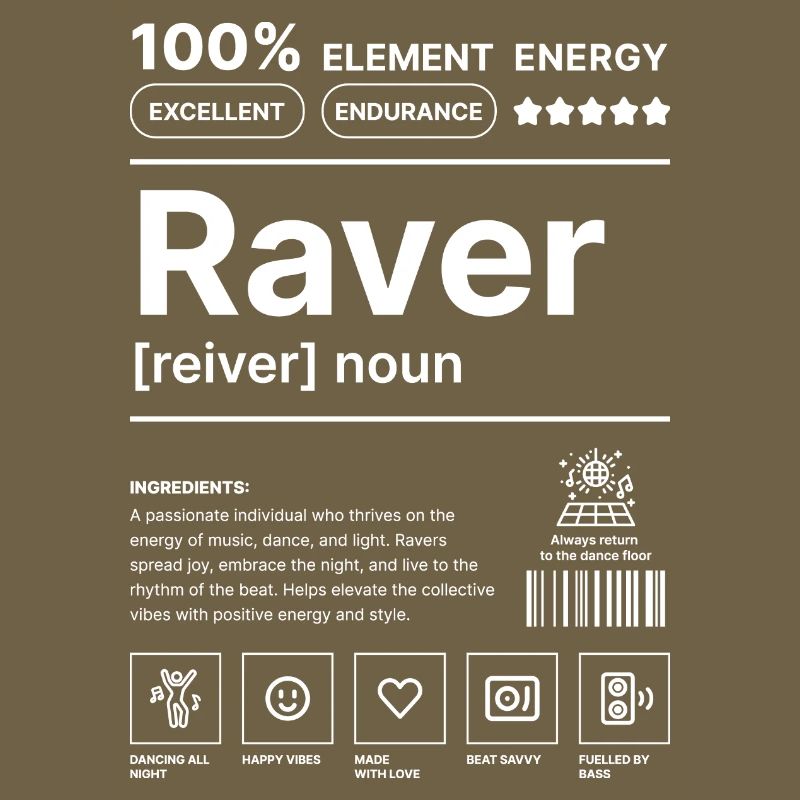 Raver-Lebensstil Weiß