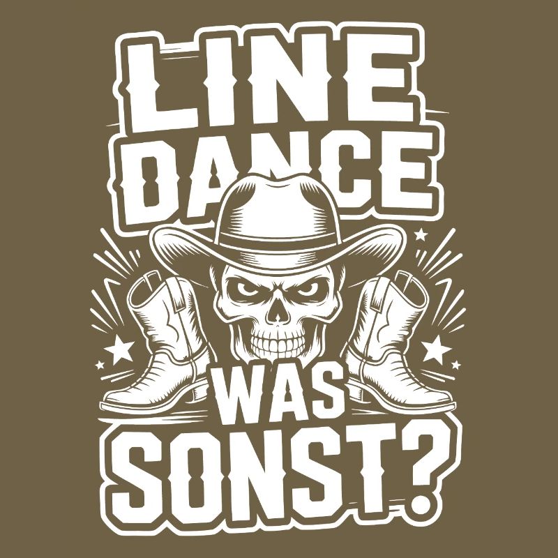 Line Dance Was Sonst Skull