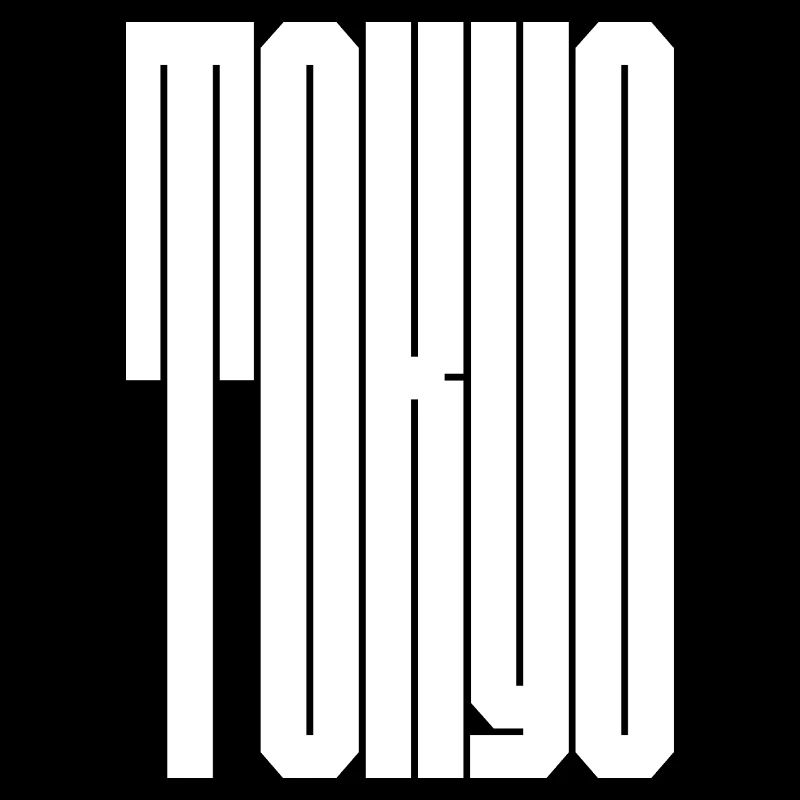 Typographie audacieuse de Tokyo City