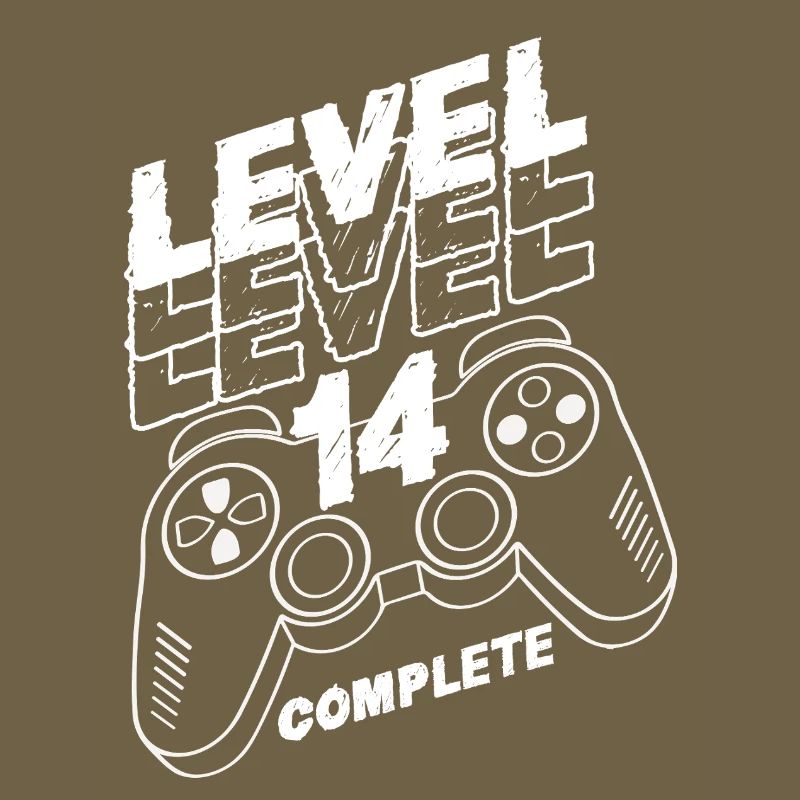 Level 14 Completed – Controller Victory Birthday