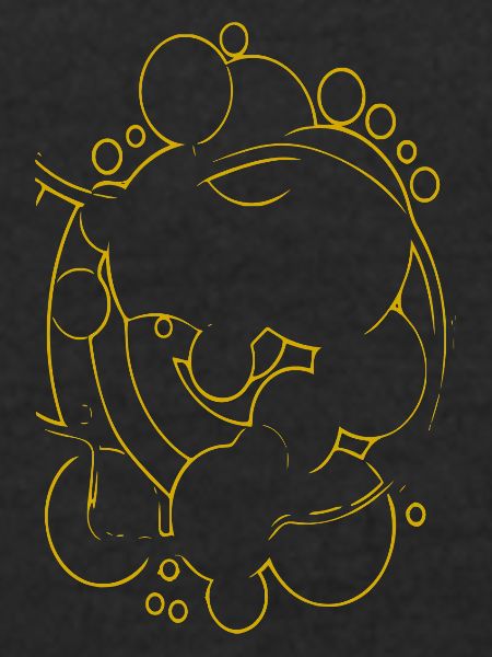 Kreis-Tierfreundschaft Doodle