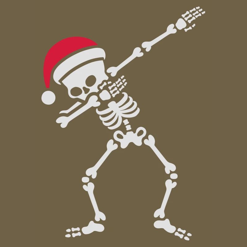 Santa dab / dabbing skeleton