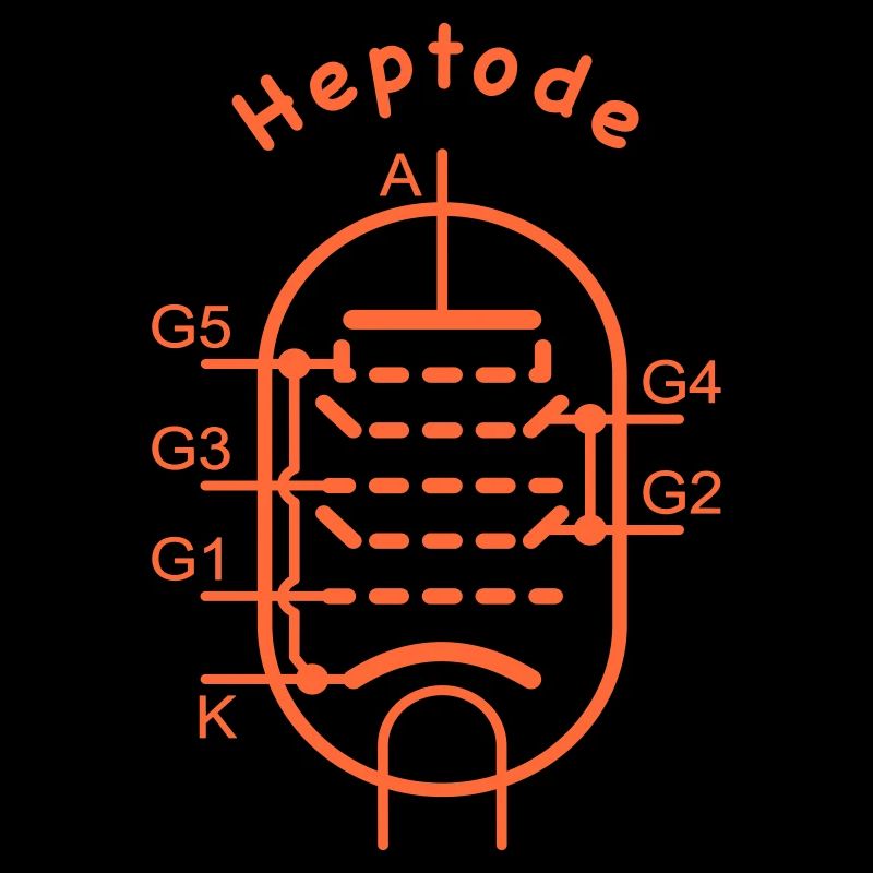 Vacuum Tube Symbol Heptode