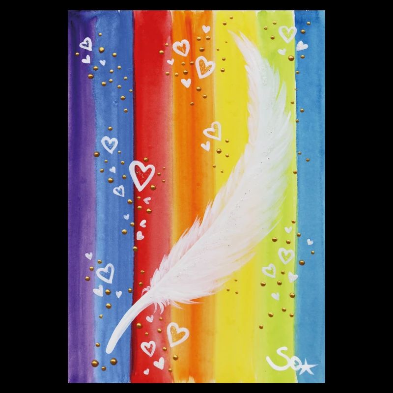 Arc-en-ciel Plume - Sonja Ariel de Staden