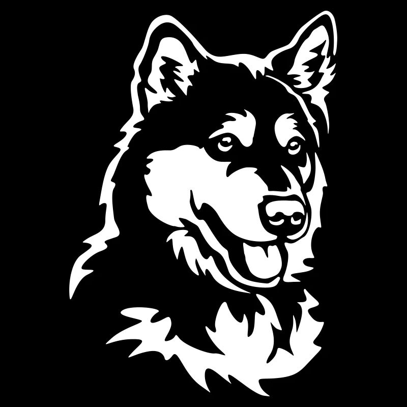 Alaskan Malamute Head "Black Edition"
