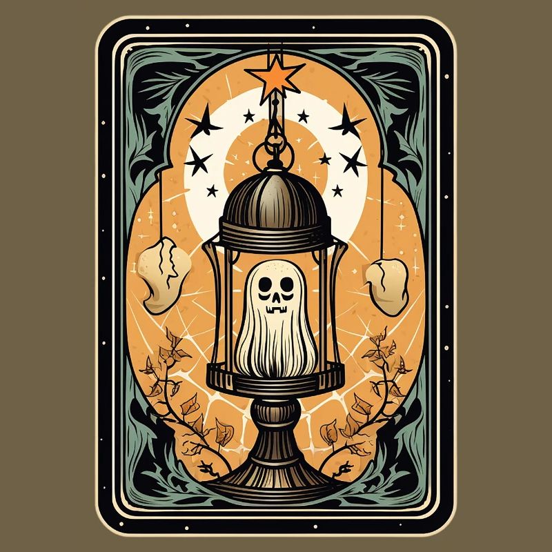 Fantôme dans une cage Cage de Tarot