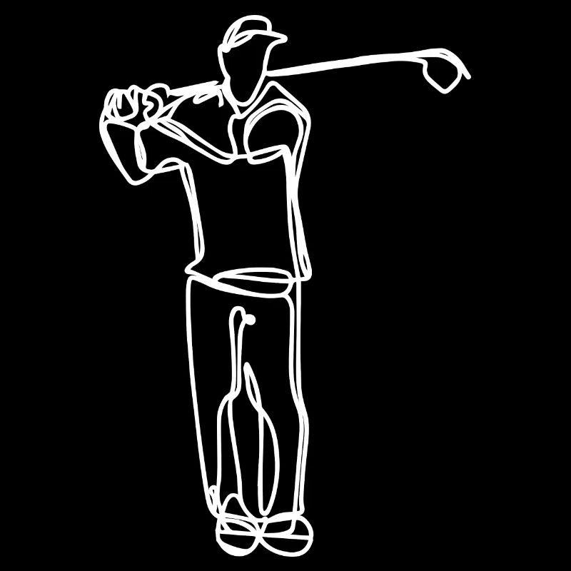 Golfer Skizze