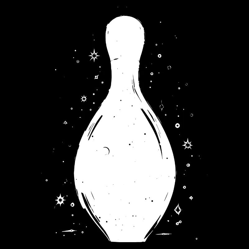 Croquis de quilles de bowling