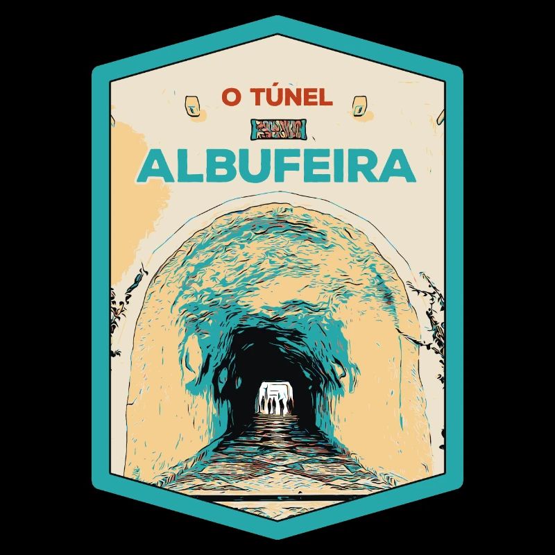Illustration du Tunnel vers la plage d'Albufeira