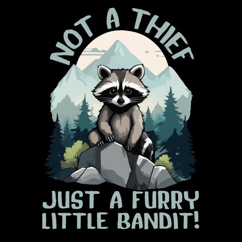 Pas un voleur, juste un petit bandit à fourrure, Raccoon