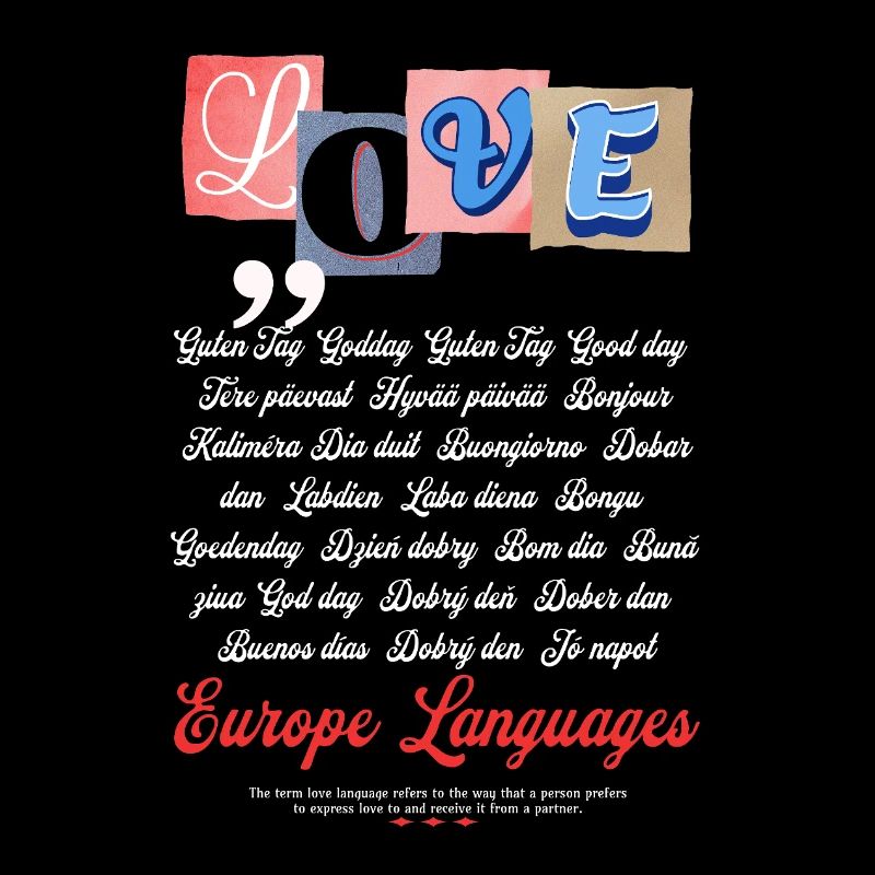 Amour l’Europe – Chemise Uniting Languages