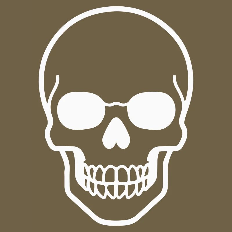 Minimalist skull design