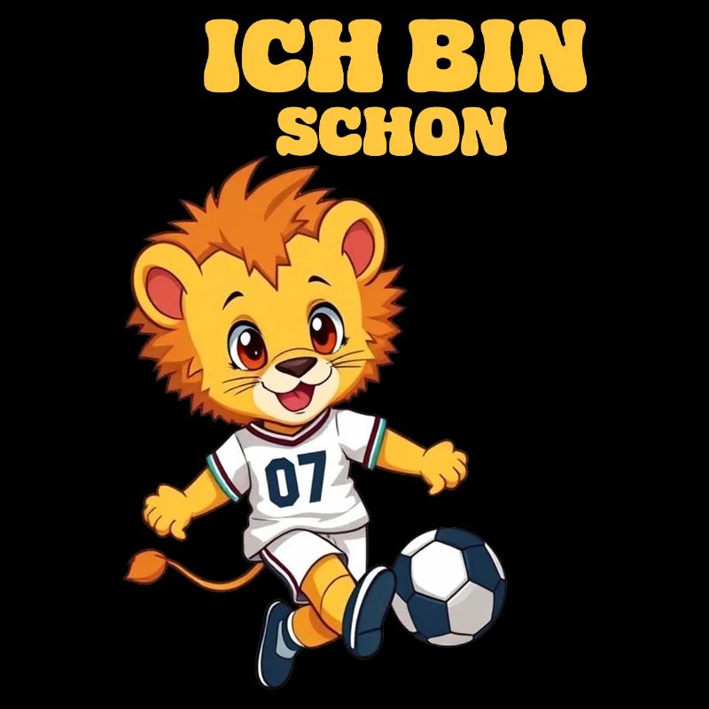 Löwe Fußball selbst gestalten