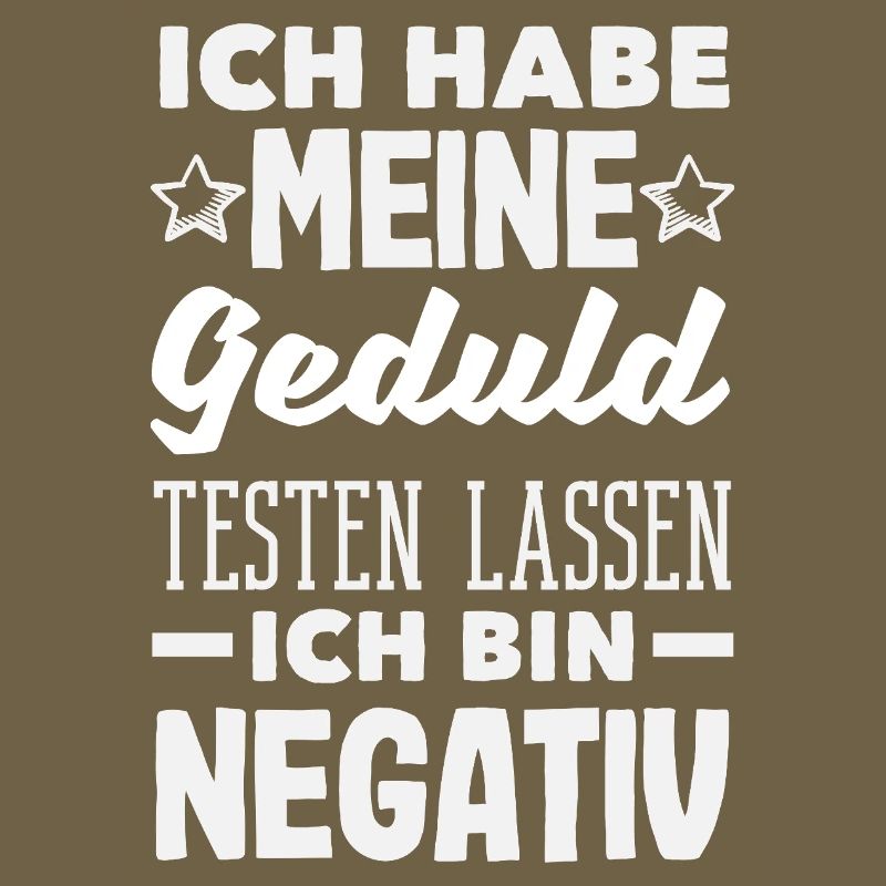 Patience tested – I'm negative