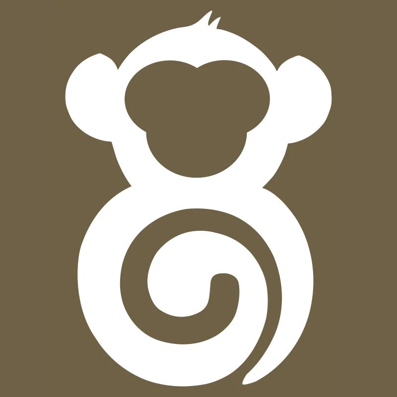 Impression du logo en spirale du singe