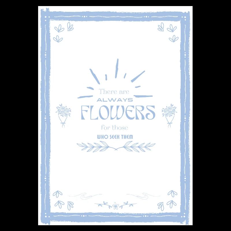 Blumen Zitat