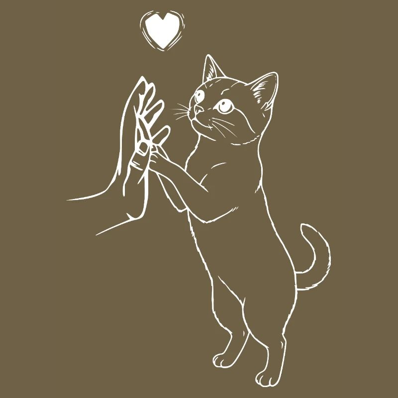 Animal Lover Cat Artwork