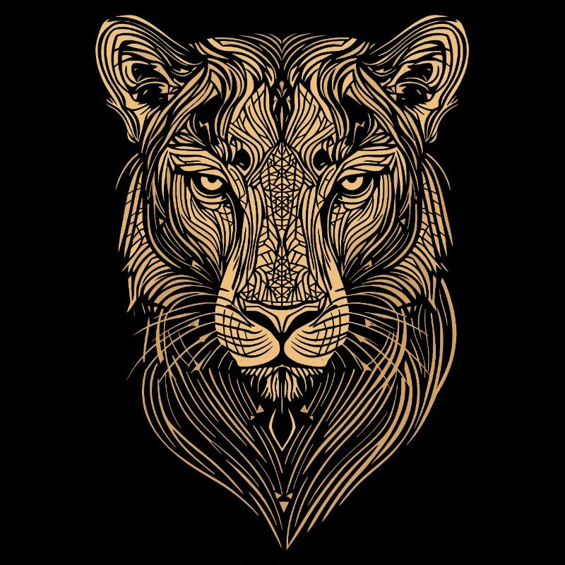 Lineart - Tiger