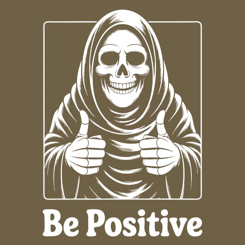 Be Positive Skeleton Motif