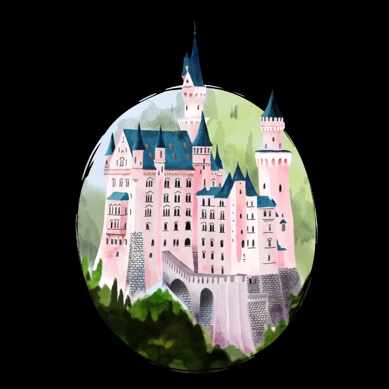 Château de Neuschwanstein, Bavière, Allemagne