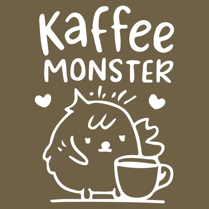 Kaffee Monster Illustration