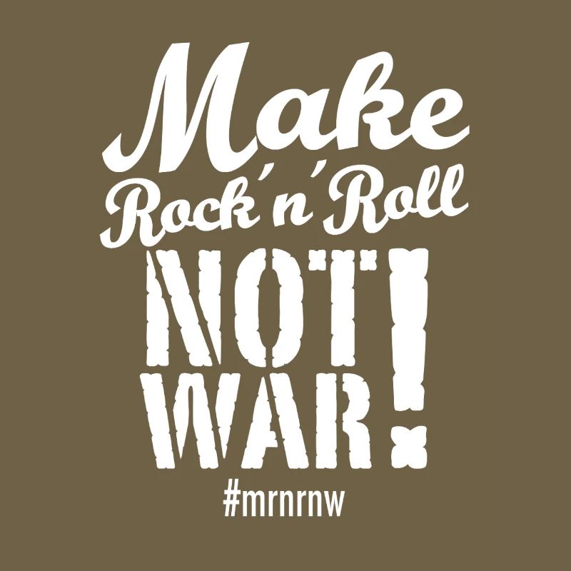 Faites Rock 'n ́Roll Not War Version 2025
