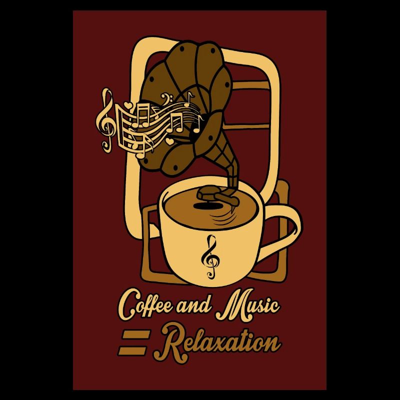 Coffee and music is relaxation