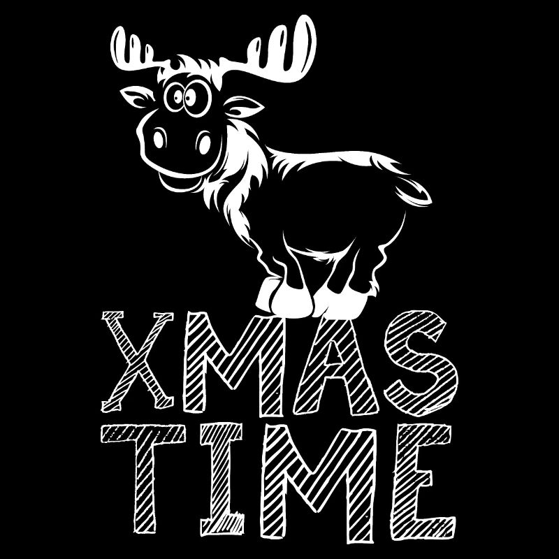 Noël Moose Christmas Animal Illustration Graphique