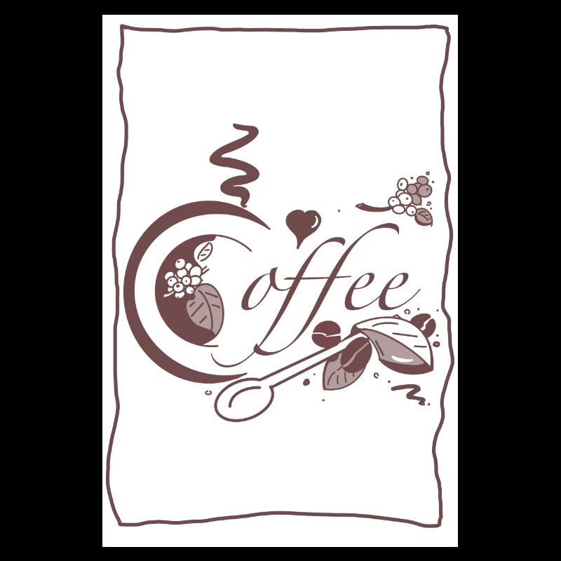 Affiches sur le café
