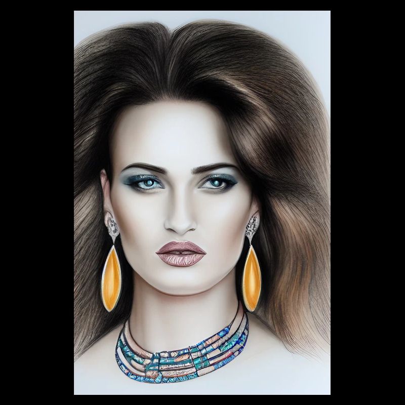 Femme avec des bijoux
