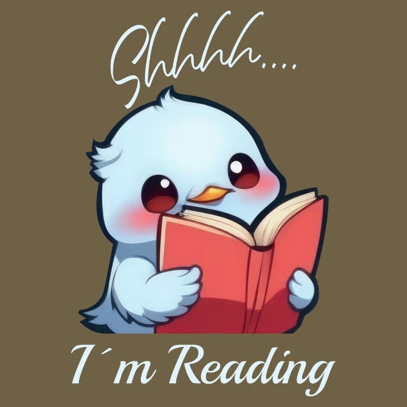 Vogel mit Buch