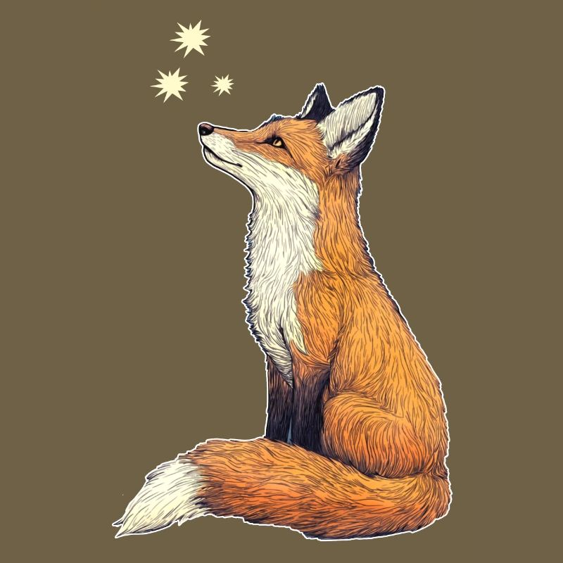 Fuchs mit Sternen