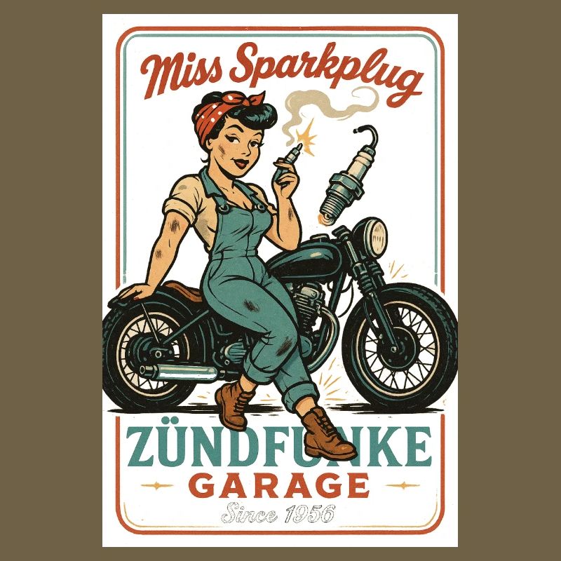 Miss Sparkplug – Zündfunke Garage Queen