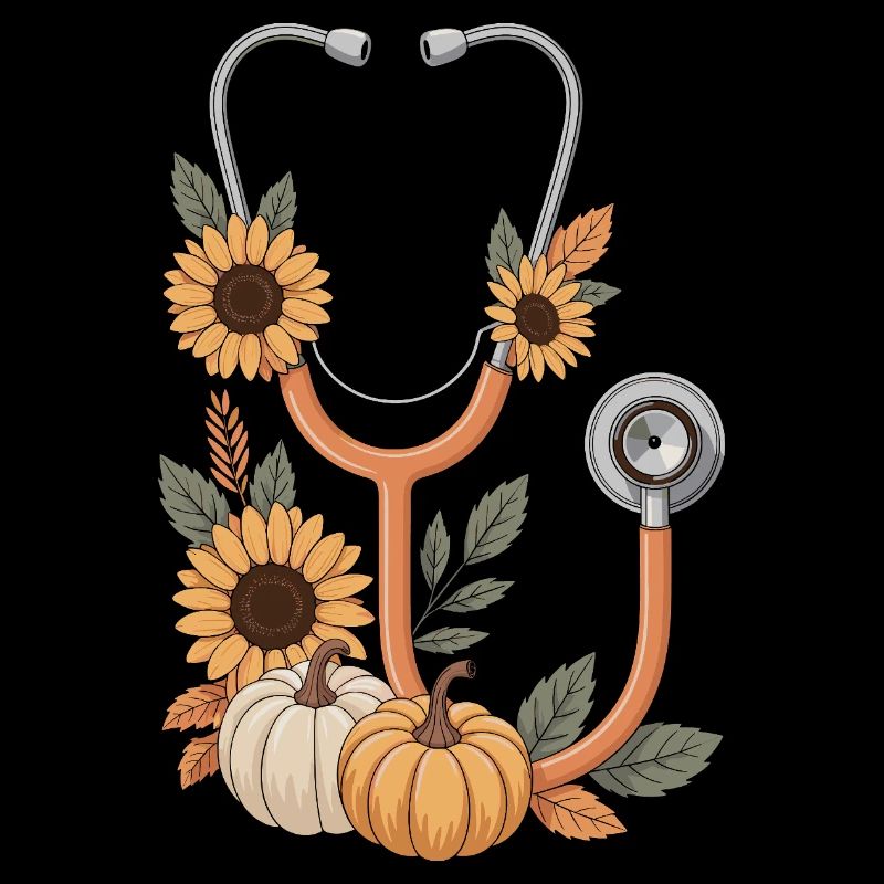 Herbstliches Stethoskop