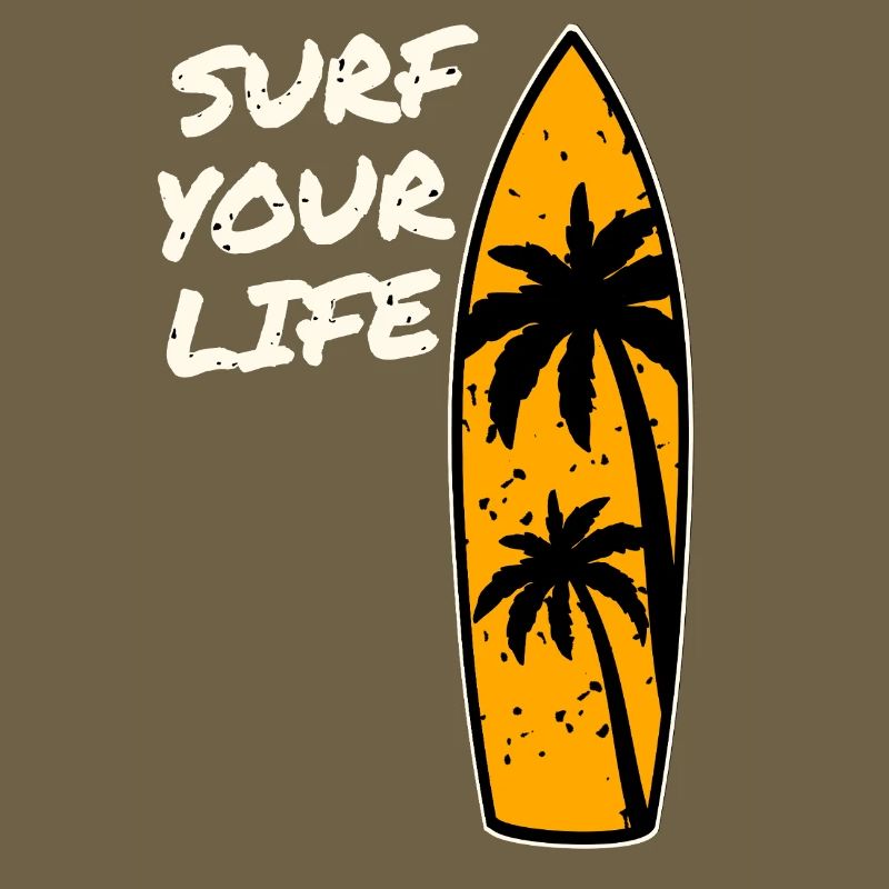 Devise de la vie de surfeur