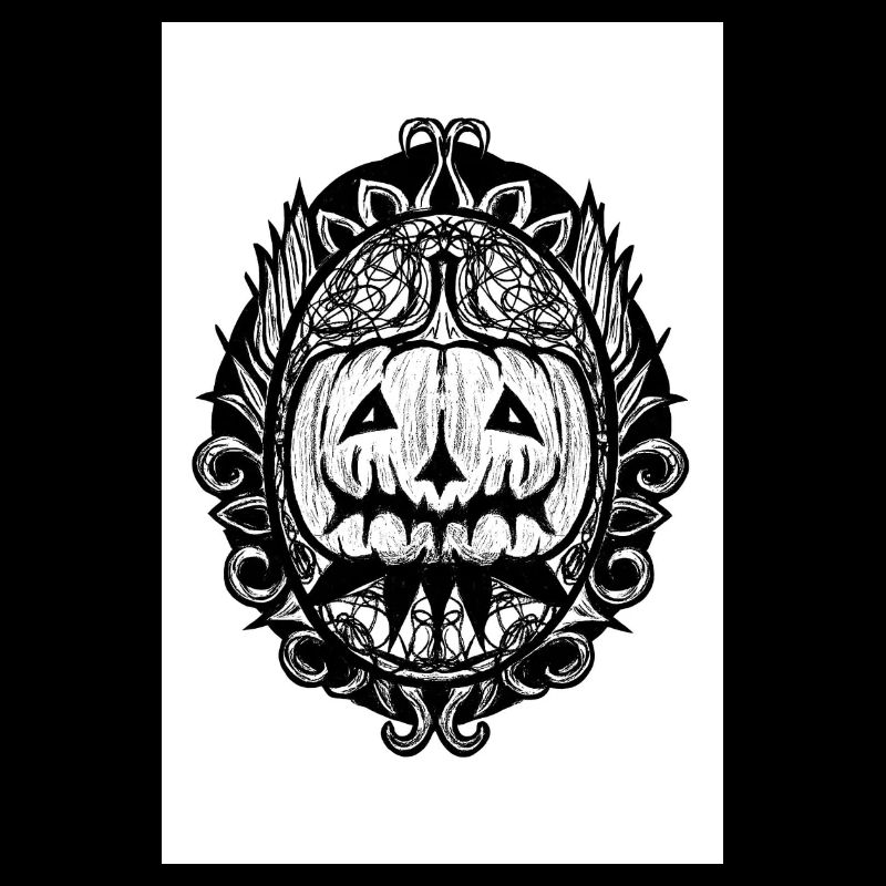 Ornement de citrouille Mandala