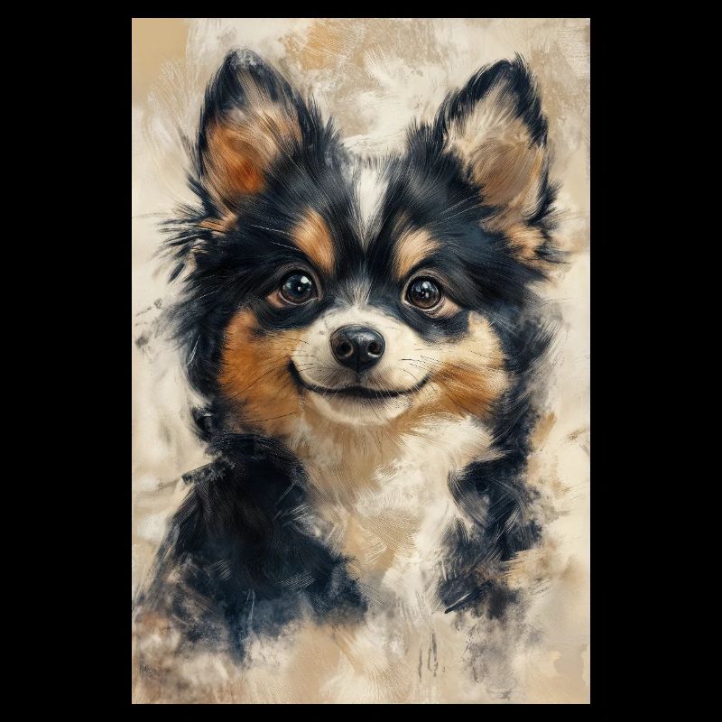 Illustration eines Hundes