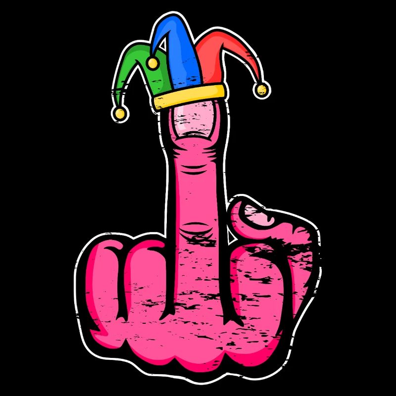 Mittelfinger Stingerfinger Karneval