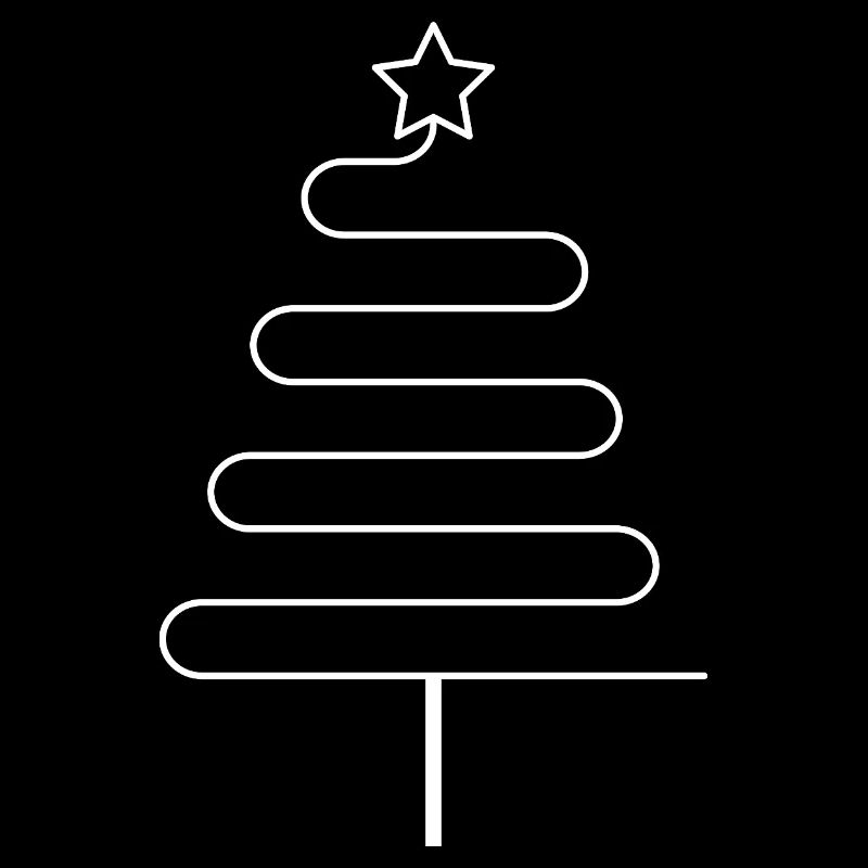 Sapin de Noël minimaliste drôle de célébration Desi