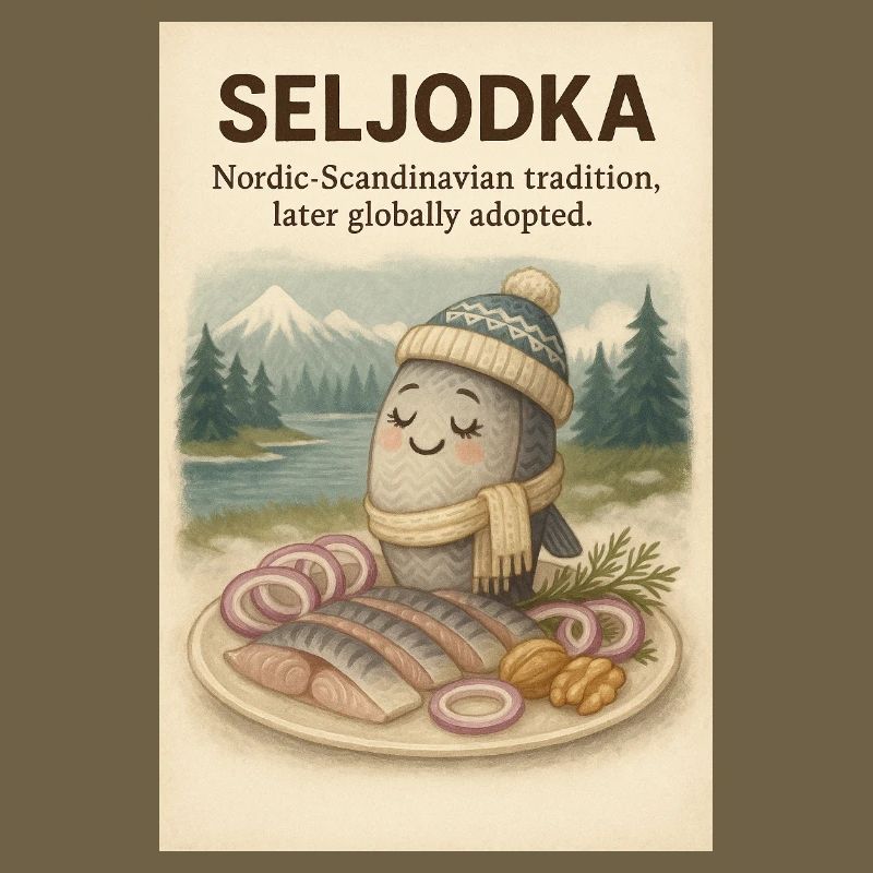 Seljodka Fish Plate Nordic Charm