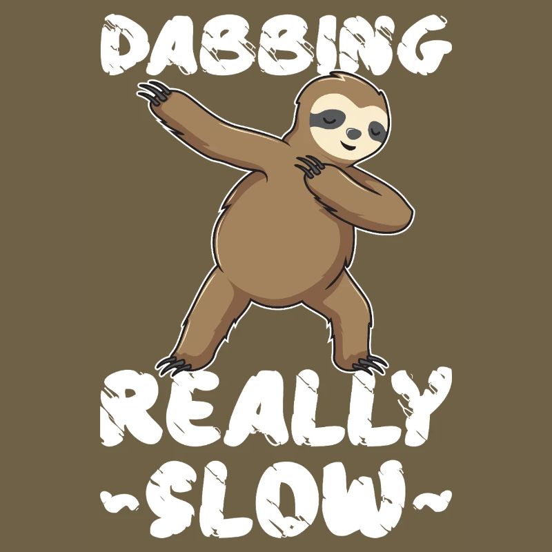 Dabbing Really Slow Faultier