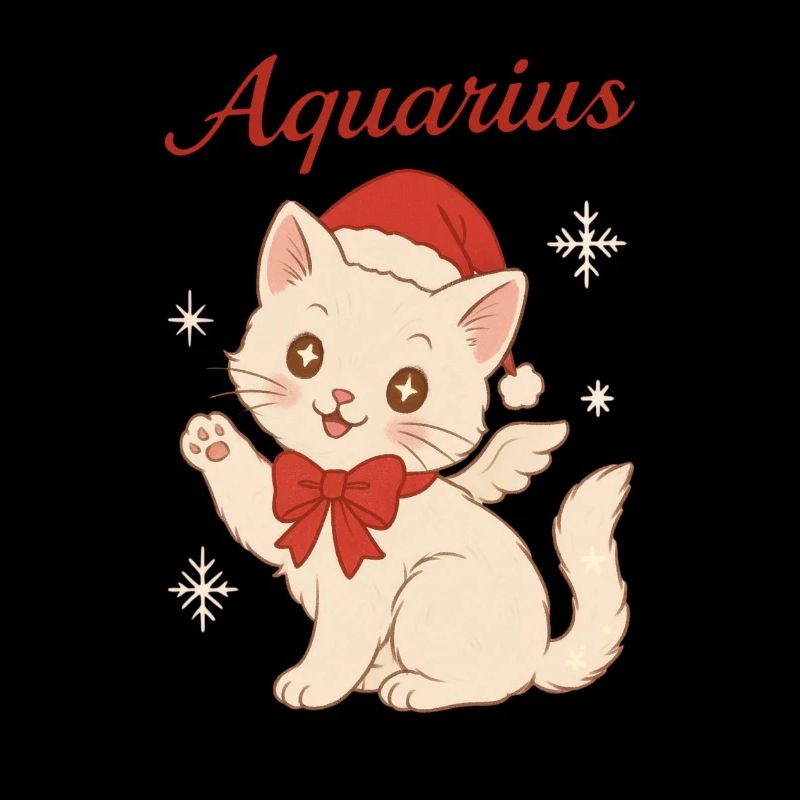 Aquarius Winter Cat