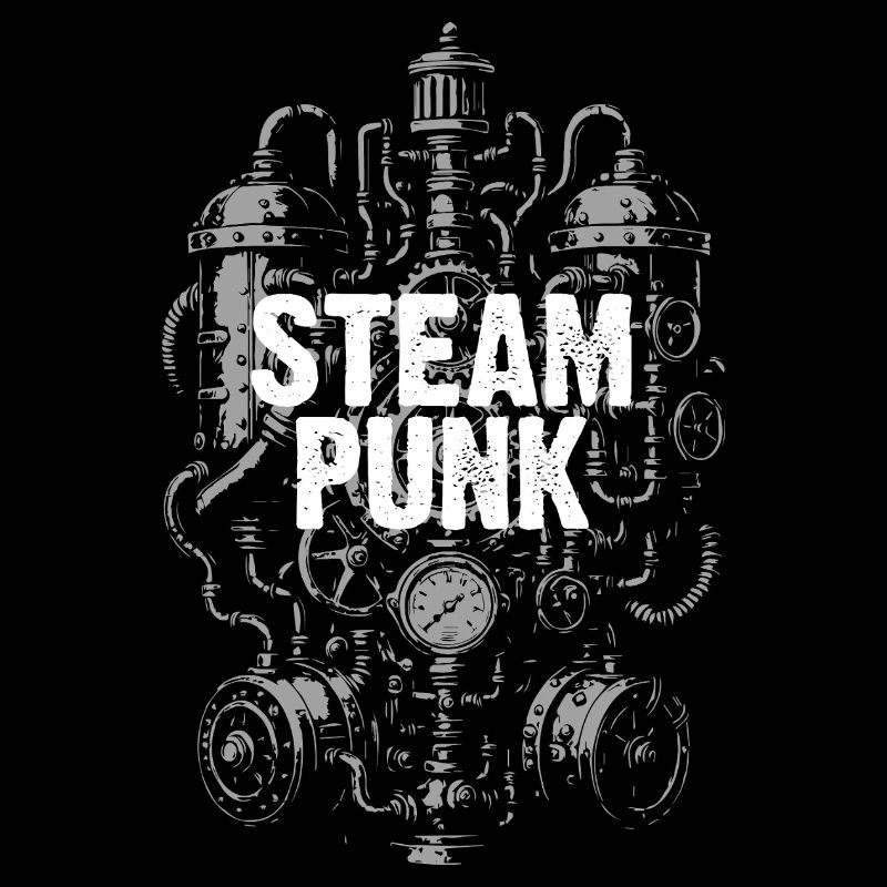 Art de la chaudière Gearpunk Steampunk