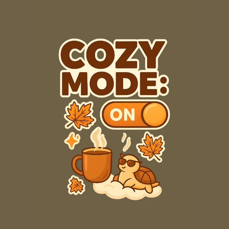 Cozy Mode: Herbsttee Schildkröte