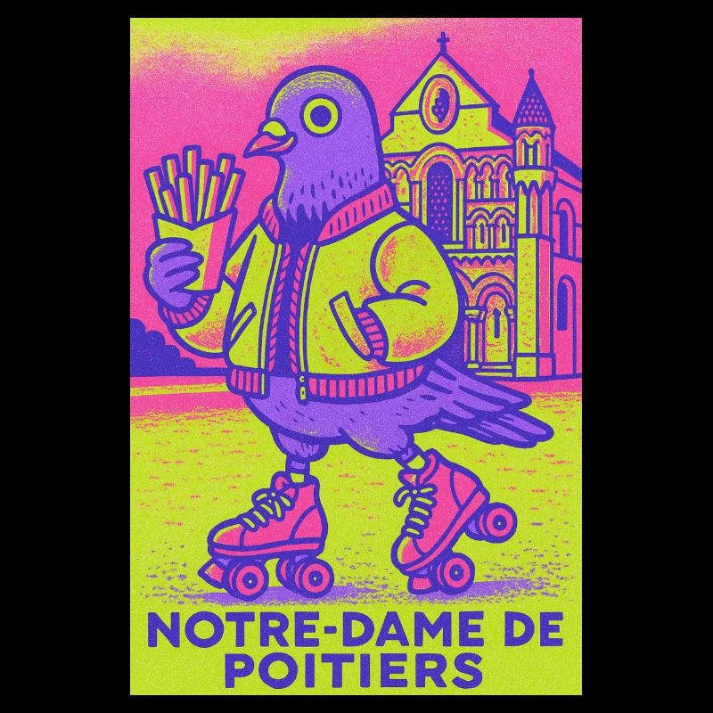 Neon_Pigeon_Roller-skater