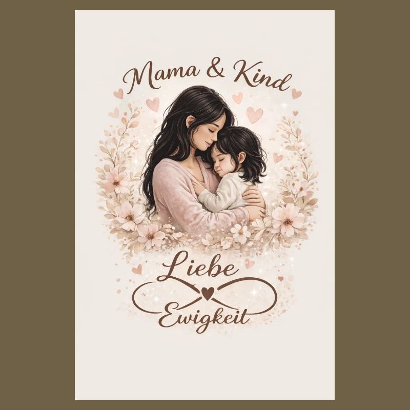 Ewige Liebe Mutter und Kind 