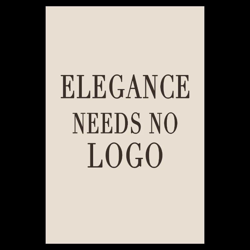 L’élégance n’a pas besoin de logo – un design de luxe discret