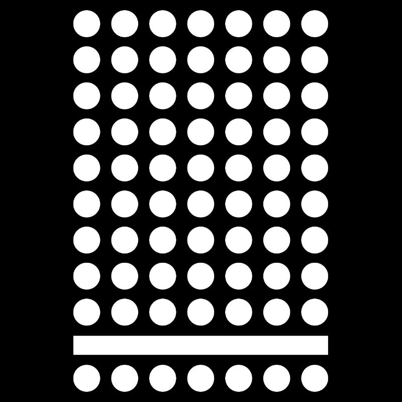 Grille Monochrome Polka Tee
